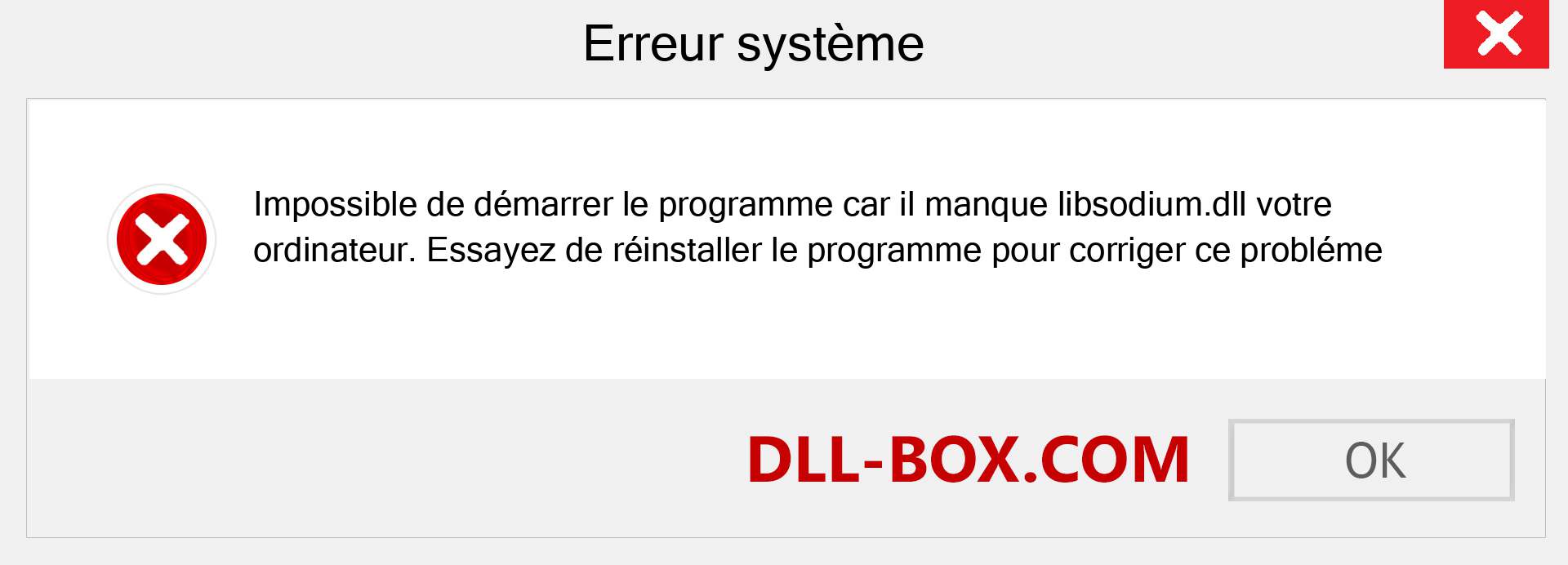 Le fichier libsodium.dll est manquant ?. Télécharger pour Windows 7, 8, 10 - Correction de l'erreur manquante libsodium dll sur Windows, photos, images